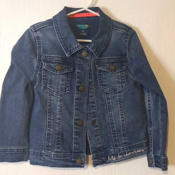 2- OshKosh B'Gosh Toddler Denim Jacket 5T - Picture 1 of 5